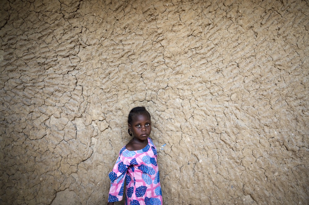 Child in a Monguno IDP camp, a town in the north-eastern part of Borno State.
Boko Haram has often kidnapped children in IDP camps.
Girls are made into sex slaves while boys are recruited as militants.
Lately there's a significant increase on using teenagers and children as human bombs.